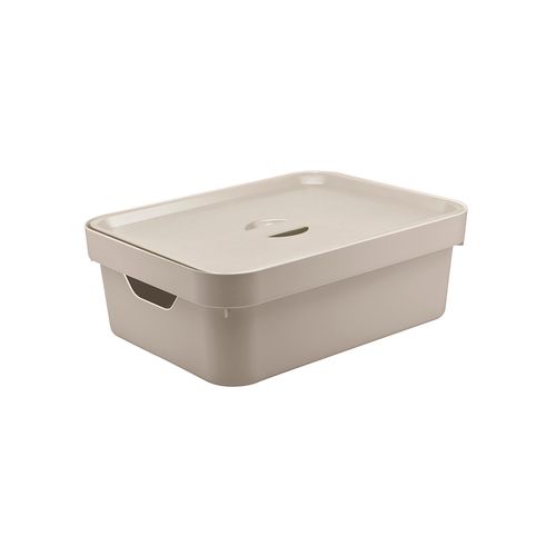 Caixa OU Cube Org C/Tampa 36,5x27,5x13 CC350 M Bege