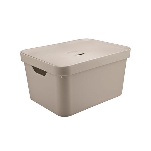Caixa OU Cube Org.C/Tampa 46x36x24,5 CC650 G Alta Bege