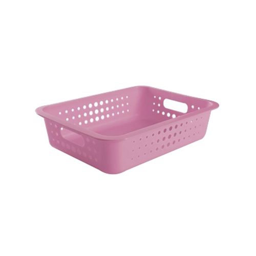 Cesta OU Org. 41x31x16,5cm G Alta CO450 14,5 Litros Rosa