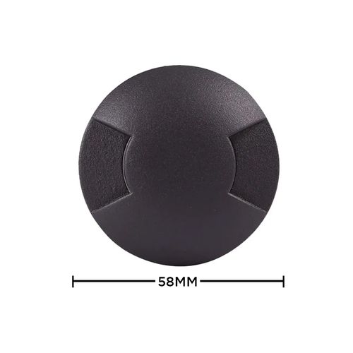 Balizador Brilia Led Preto 2 Fachos 0,75W 2700K 302617