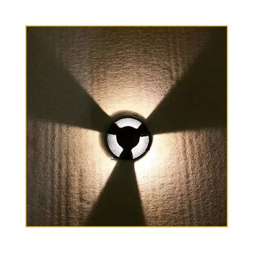 Balizador Brilia Led Preto 3 Fachos 0,75W 2700K 302624