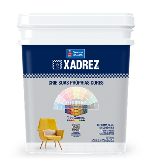 Tinta Sherwin Williams Xadrez Acrílico Fosco Branco 15 Litros 32000022