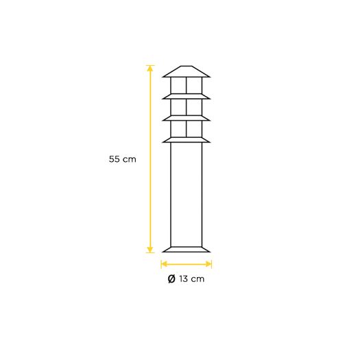 Porte Germany 8355110-06 Preto 55cm 8355110-01