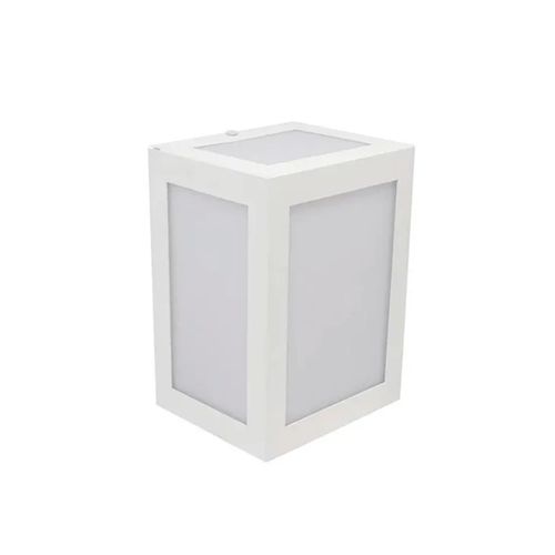 Arandela Ideal Alum. Quad. 5 Fachos 1XE27 290 Branca