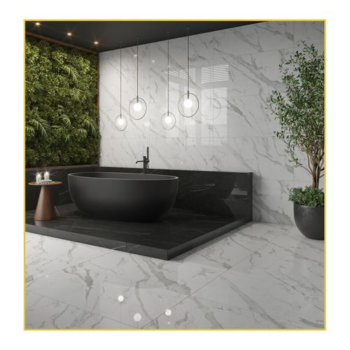 Piso Porcelanato Helena 62X121 Vivaldi Grafitte Esmaltado Retificado Acetinado HAC 120.083
