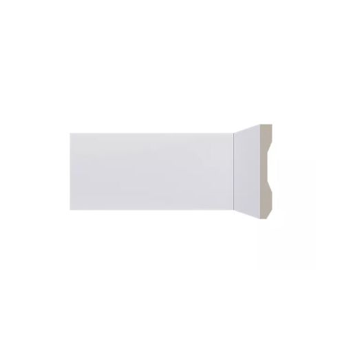 Rodapé Santa Luzia 13x100mm Lev 101 Branco Liso 21661