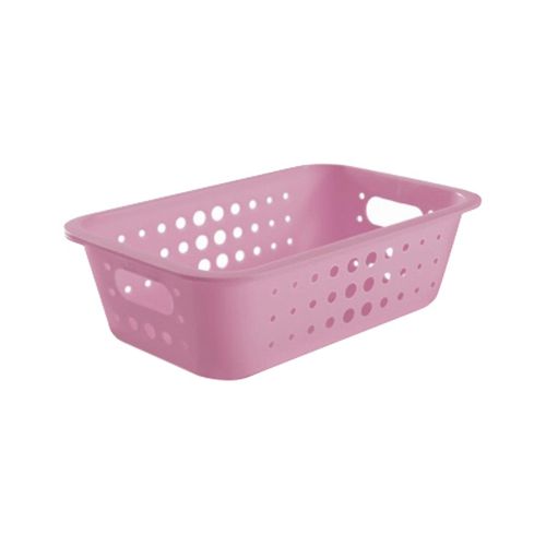 Cesta OU Organizador 29x19,5x8,5cm M Baixa CO420 3,3 Litros Rosa