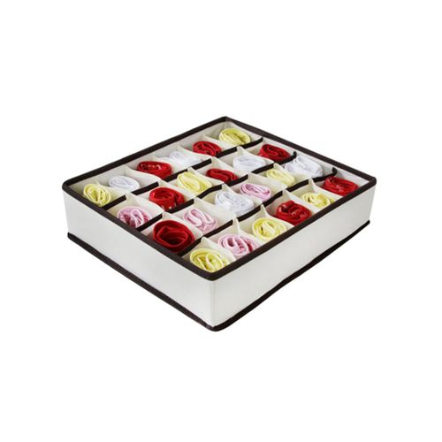 Organizador Pecas Intimas Secalux 461020 33x30x9cm P/24 Pecas Bege