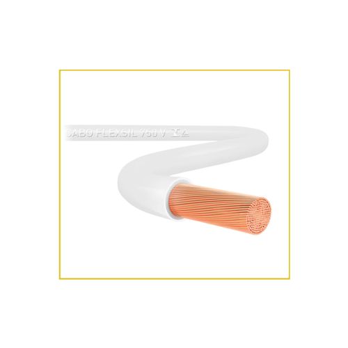 Cabo Sil Flex 750V 2,5mm Branco 89.018.003.1.2
