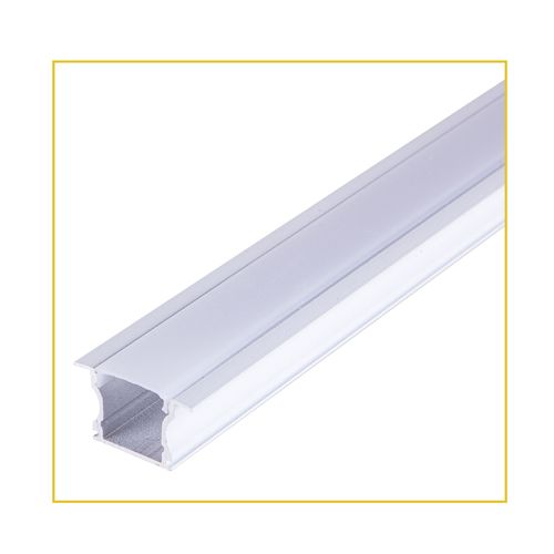 Perfil Startec para Fita Led Embutir 24/15 2 Metros Branco 170100000