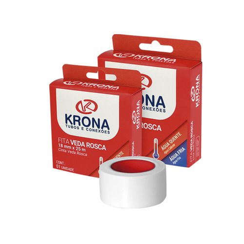 Fita Veda Rosca Krona 18mm X 50 Metros 0325