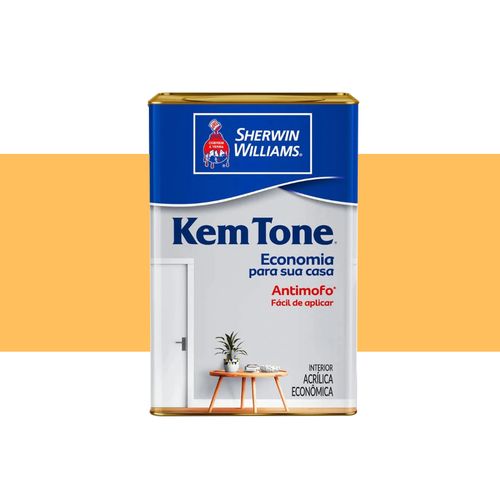 Tinta Sherwin Williams Kemtone Fosco Amarelo Sol 18 Litros 2722606