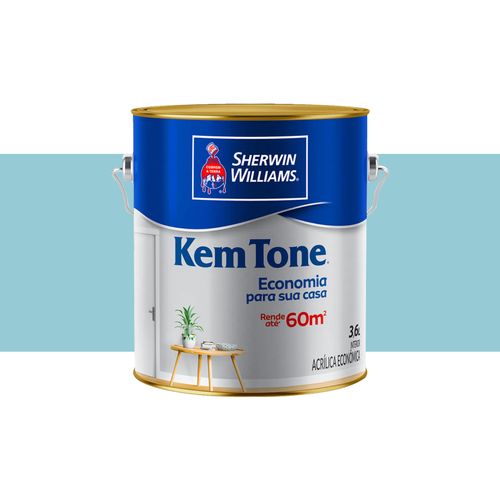 Tinta Sherwin Williams Kemtone Fosco Azul Ceu 3,6 Litros 2720901