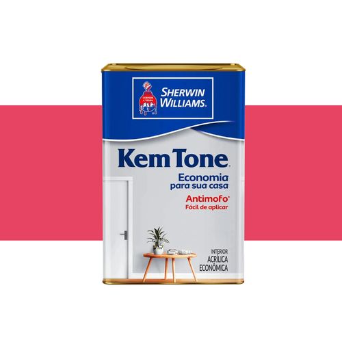 Tinta Sherwin Williams Kemtone Fosco Vermelho Cereja 18 Litros 2726306