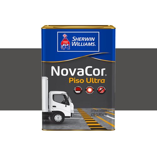 Tinta Sherwin Williams Novacor Piso Ultra Cinza Chumbo 18 Litros 38124206
