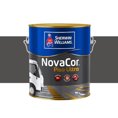 Tinta Sherwin Williams Novacor Piso Ultra Cinza Chumbo 3,6 Litros 38124201