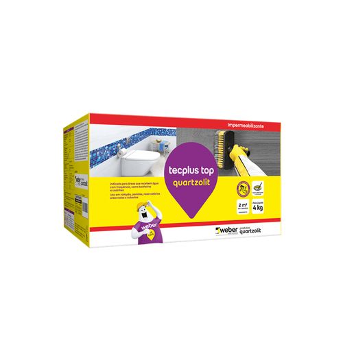Impermeabilizante Quartzolit Tecplus Top 4Kg 332251034051
