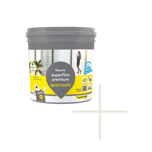 Rejunte Quartzolit Porcelanato Superfino Prem.Palha 2Kg 0110.00045.0002PT
