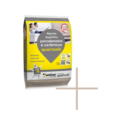 Rejunte Quartzolit Porcelanato 1Kg Kraft 0110.00161.0015FD