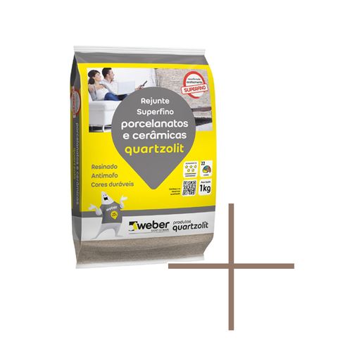 Rejunte Quartzolit Porcelanato 1Kg Argila 0110.00165.0015FD