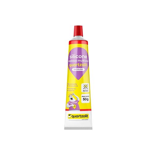 Silicone Quartzolit Acetico 50 Gramas 0580.00077.0001CX