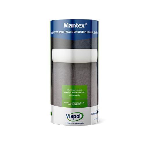 Tela de Poliéster Mantex Viapol Resinado 15cmx5m V09113410