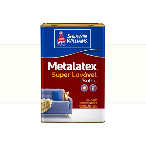 Tinta Sherwin Williams Metalatex Brilho Perfeito Branco Gelo 18 Litros 8201806