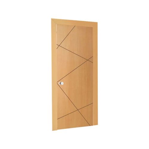 Porta Randa 80x210Cm Contemporanea 3 Solida Ipê - Madeira