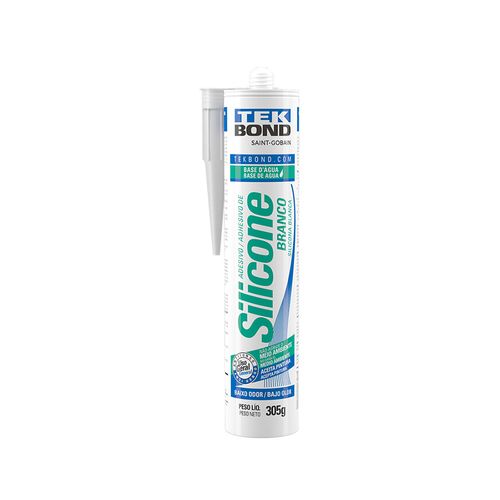 Silicone Tek Bond Base Agua 305Gr/280Ml Branco 22141001000