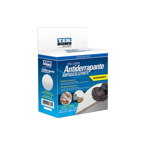 Fita Tek Bond Antiderrapante Transp 50mmx5m 21171050501