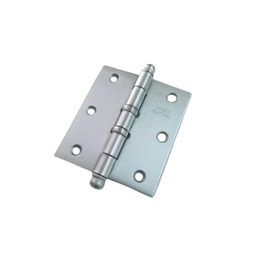 Dobradica Mundial 620404 Cromado 3.1/2x3 com 2 Aneis