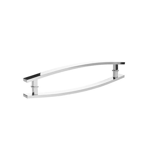 Puxador Mundial 089303/098303 100cm Duplo Plano Curvo Polido