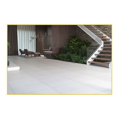 Piso Porcelanato Elizabeth 84x84 Urban Off White Esmaltado Retificado