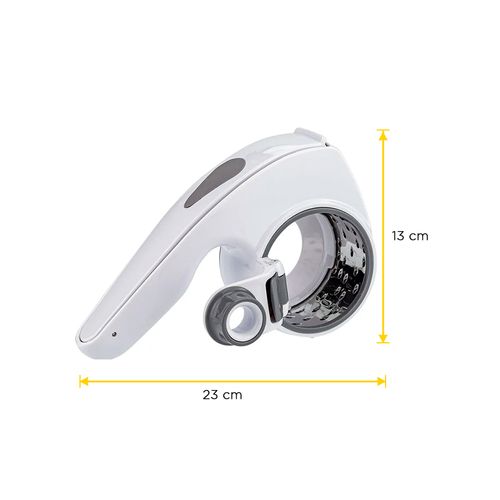 Ralador de Queijo Weck c/Manivela ABS e Aco Inox 18cm 6298