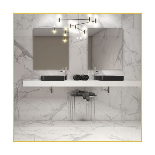 Piso Porcelanato Elizabeth 62,5X125 Statuario Clássico Polido Retificado
