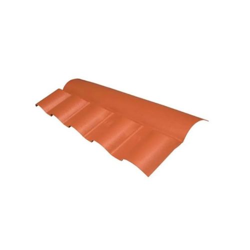 Cumeeira Afort Colonial Central Articulada 88x37Cm Terracota P3030001