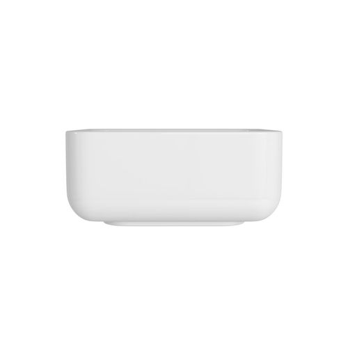 Cuba Deca Apoio 30x30x13,5cm Quadrada com Mesa Branca L.11030.M.17