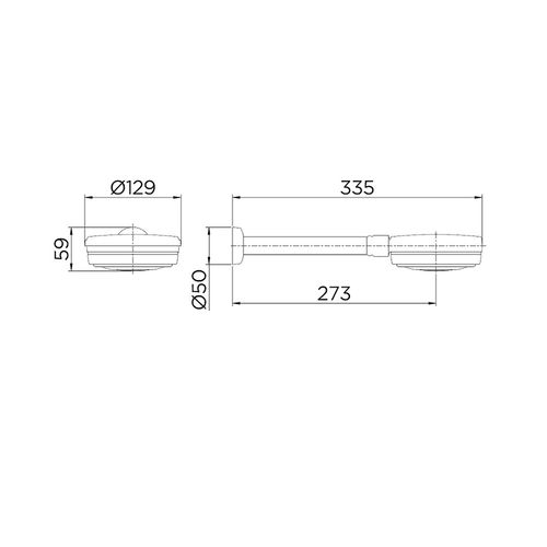Chuveiro Docol Novo Technoshower Niquel Escovado 00306644/1204844
