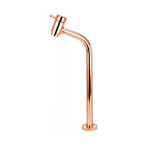 Torneira Esteves 1198 Fit Lavatório Mesa Bica Alta Rose Gold VTM298RWB