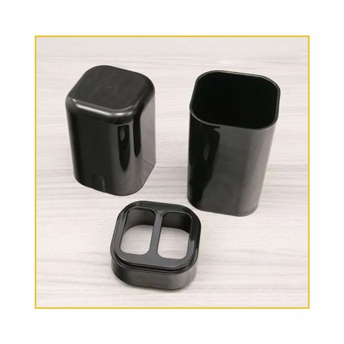 Porta Escova Coza Splash com Tampa Preto 20453/0008