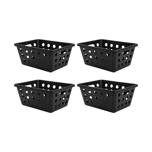 Kit com 4 Cestas Coza Preta 99245/4008