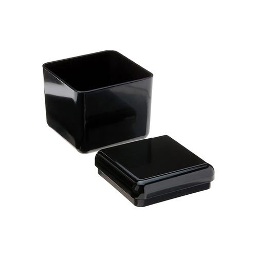 Porta Algodão Coza Cube Preto 20879/0008