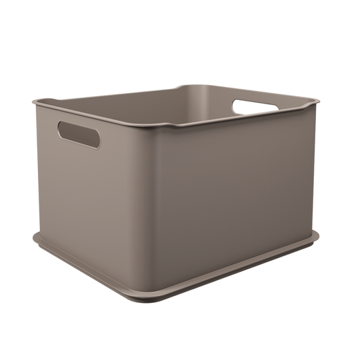 Cesta Coza Fit 38x32x23cm Ultra Cimento Gray 10822/0126
