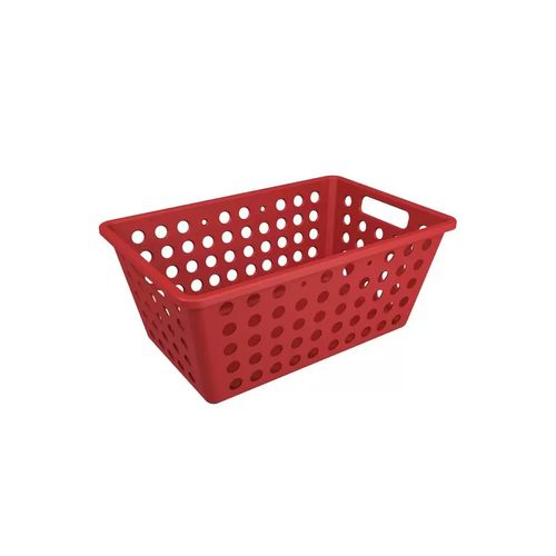 Cesta Coza Grande 28.8x19.1x12.3cm Vermelho Bold 10806/0465