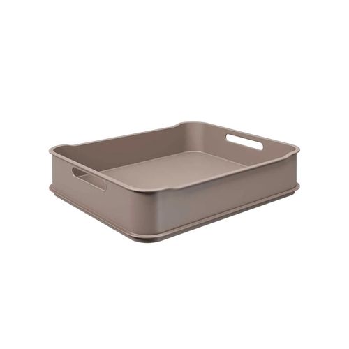 Cesta Coza Fit 38x31.6x8cm Maxi Cimento Gray 10821/0126
