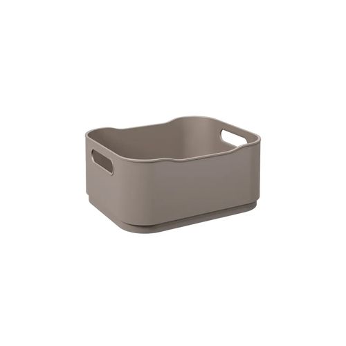 Cesta Coza Fit 18.5x15.8cm Pequeno Cimento Gray 10819/0126
