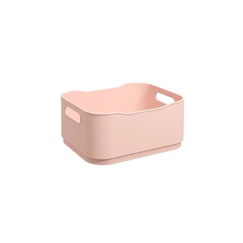 Cesta Coza Fit Pequeno 18,5x15x8cm Rosa Blush Transparente 10819/0470