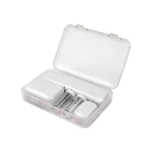 Kit Coza Viagem Porta Liquidos Branco e Natural 99270/3353