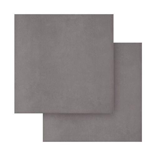 Piso Porcelanato Elizabeth 84x84 Urban Gray Acetinado Retificado