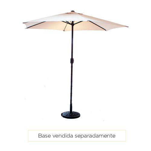 Ombrelone Decor Haste Central Bege 2,5X2,3M Su2006